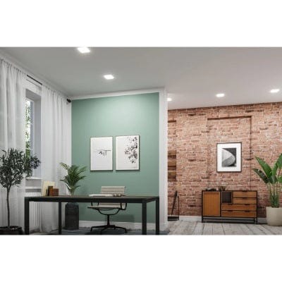 VariFit Veluna Edge Square LED Recessed panel IP44 90x90mm Neutral White