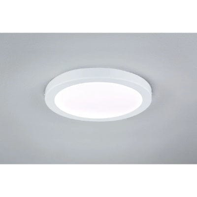 Abia Round LED Panel 300mm Warm White - White