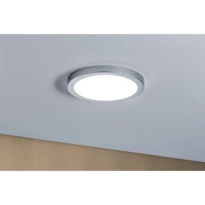 Atria Round LED Panel 220mm Warm White - Chrome