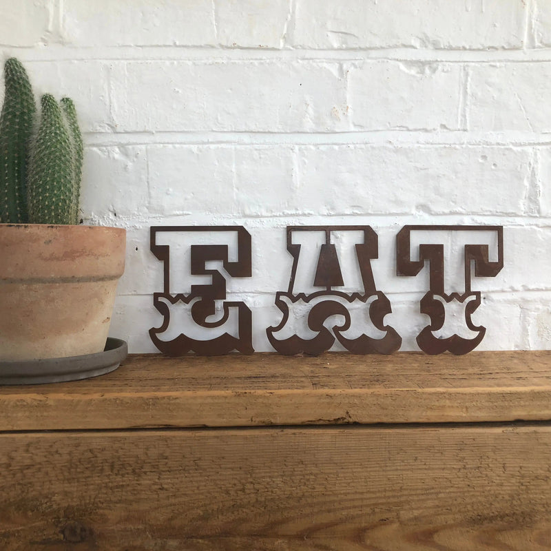 Rusty 5" Carnival Metal Letters A-Z