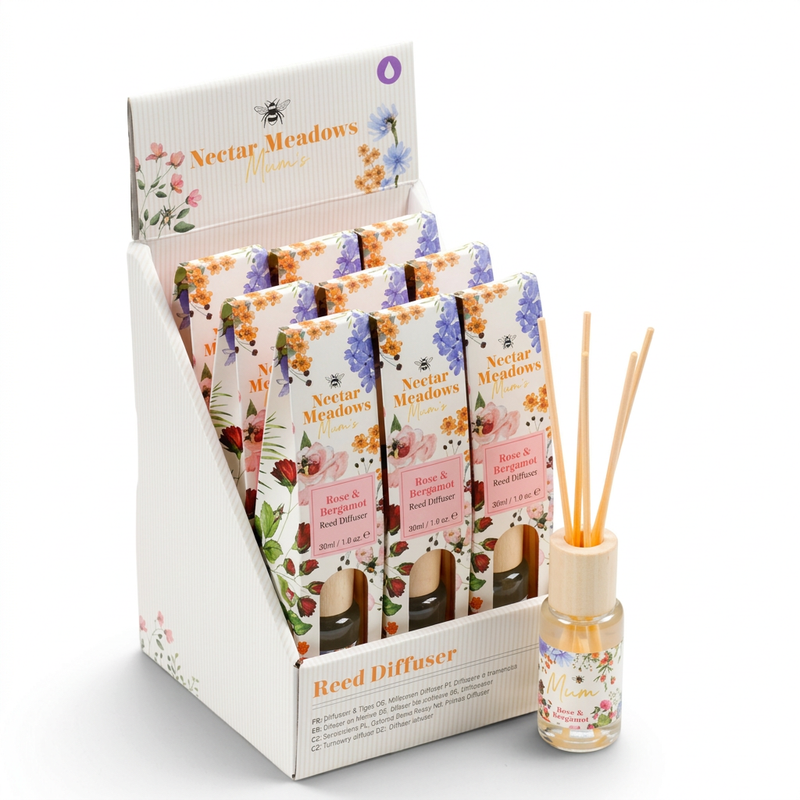 Nectar Meadows Mum rose & bergamot reed diffuser 30ml