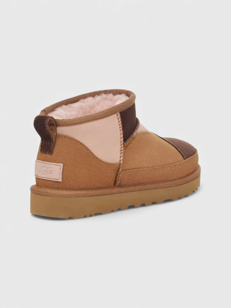 UGG Classic Ultra Mini Boot Reimagined Chestnut Multi Womens