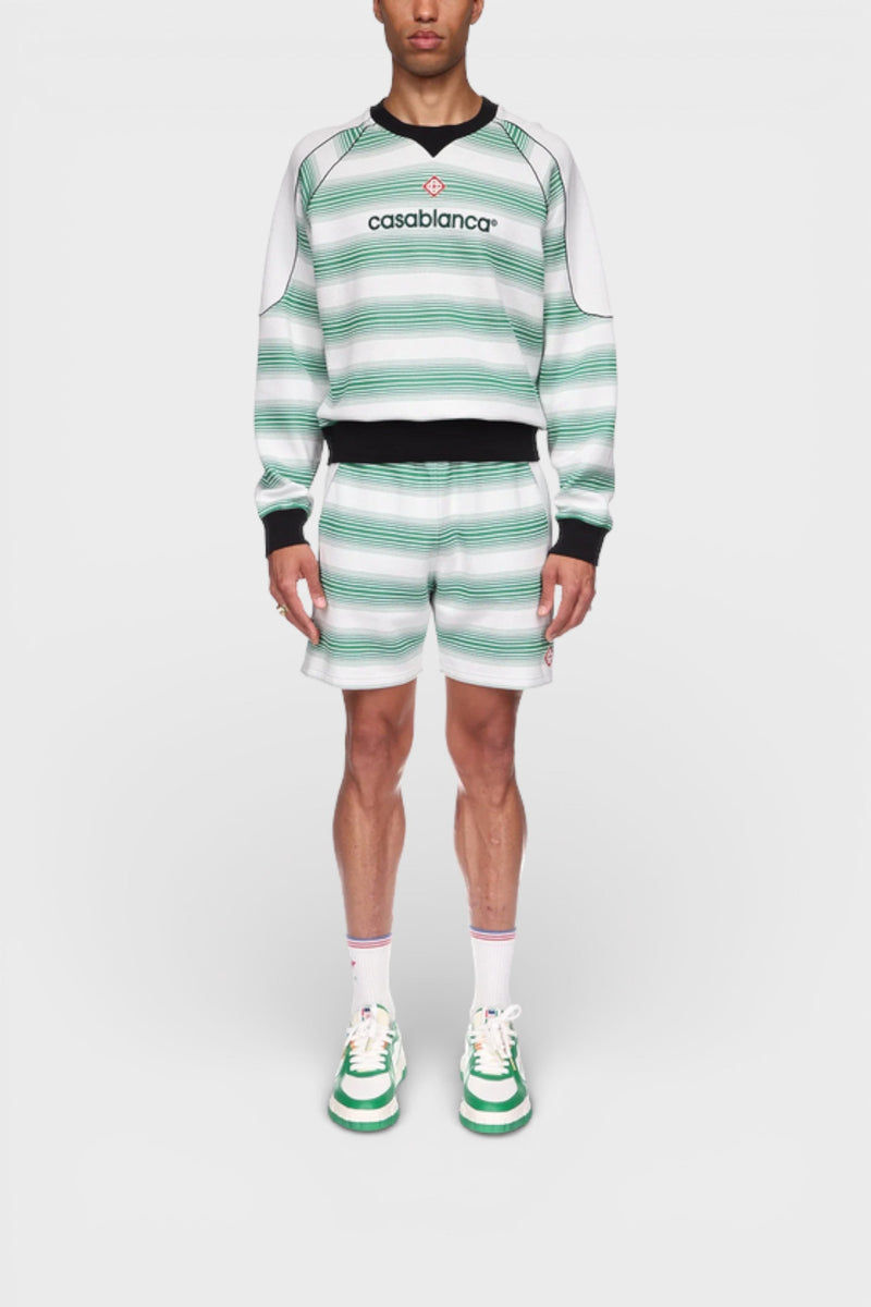 Casablanca Interlock Sweatshirt Gradient Stripe
