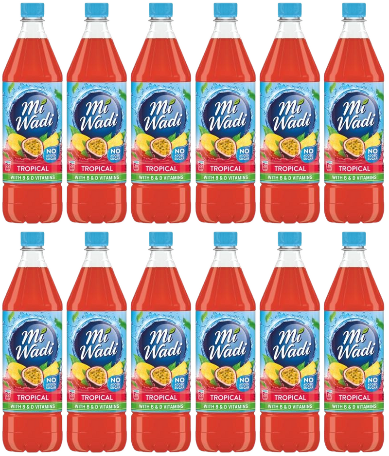 12 x Miwadi Tropical 1L