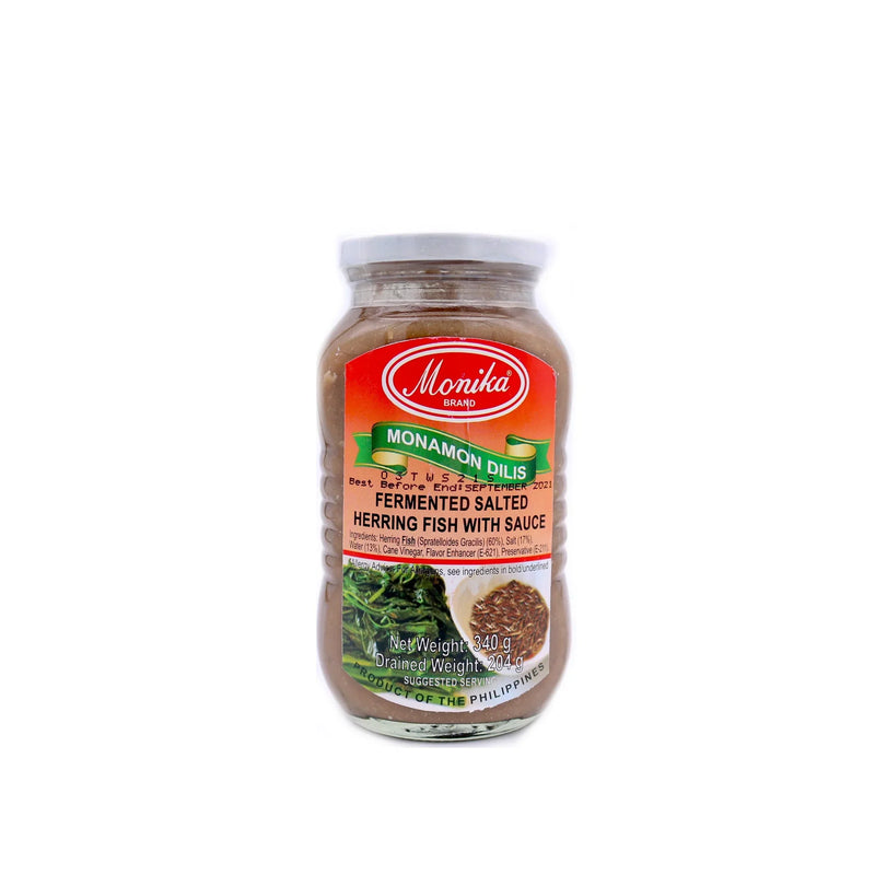 MONIKA Fermented Salted Herring Fish With Sauce 340g