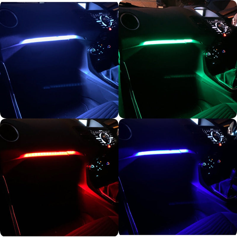 Chaser Edition Bluetooth Glove Box & Footwell Strip Kit – MK7 / MK7.5 Fiesta | 200+ RGB Modes | CEUK