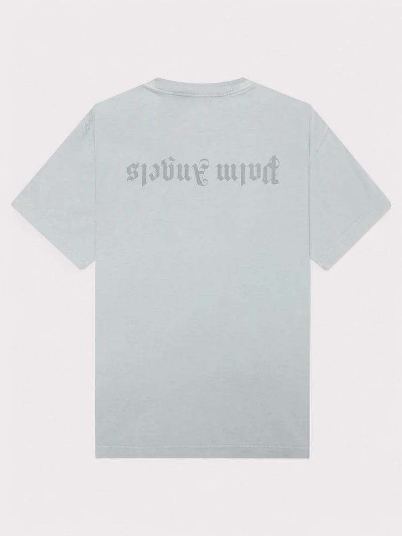 Reverse Logo T Shirt Light Grey