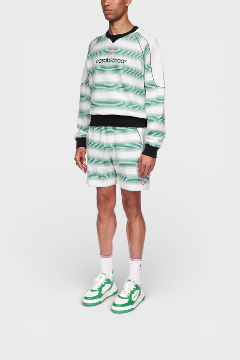 Casablanca Interlock Sweatshirt Gradient Stripe