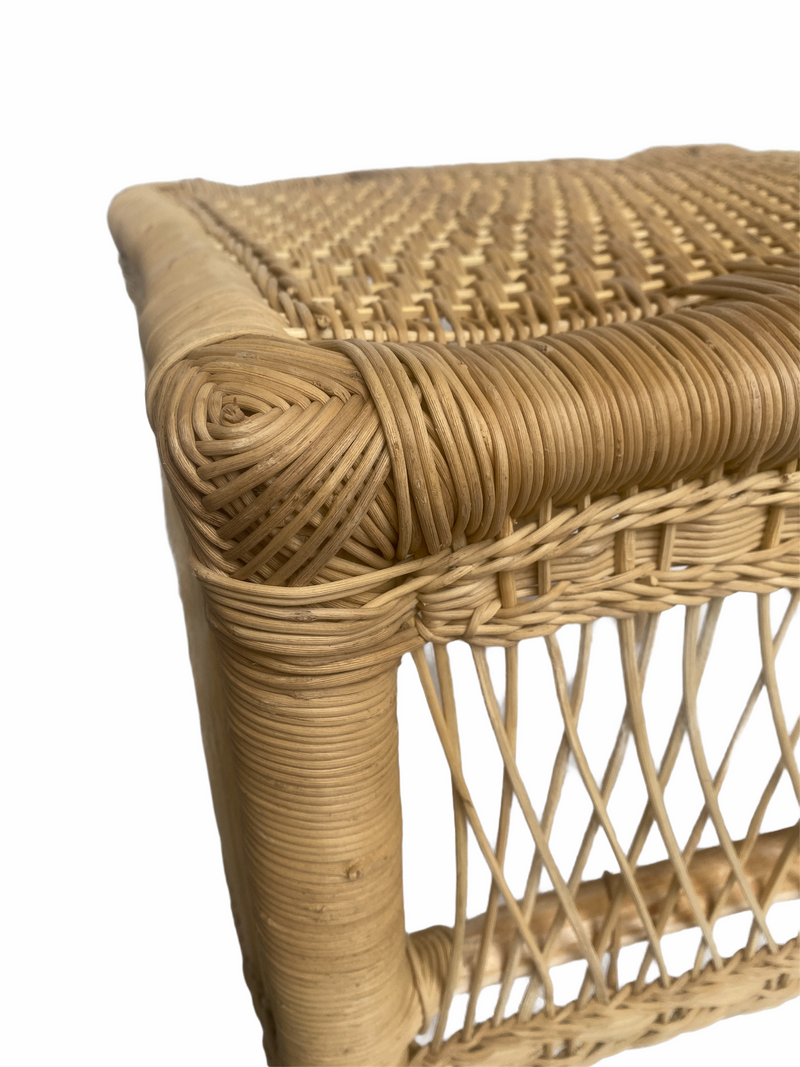 Malawi Rattan side table - handmade