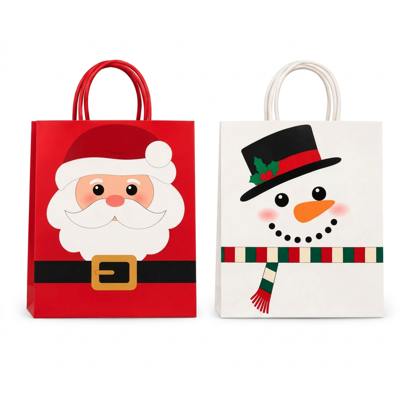 Christmas character gift bag - medium