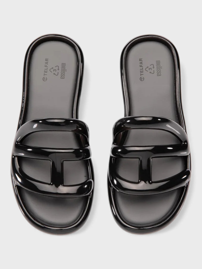 Melissa x Telfar Jelly Slide Black