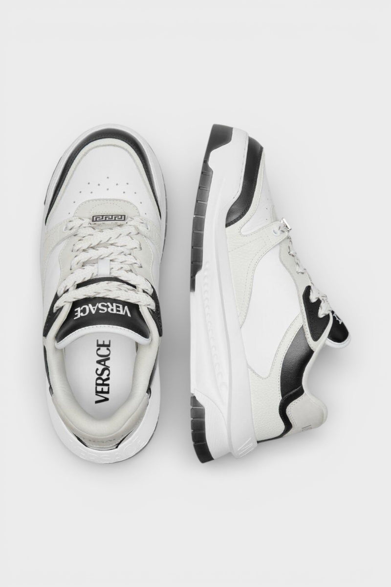 Versace Greca Odissea Sneaker White Black Palladium