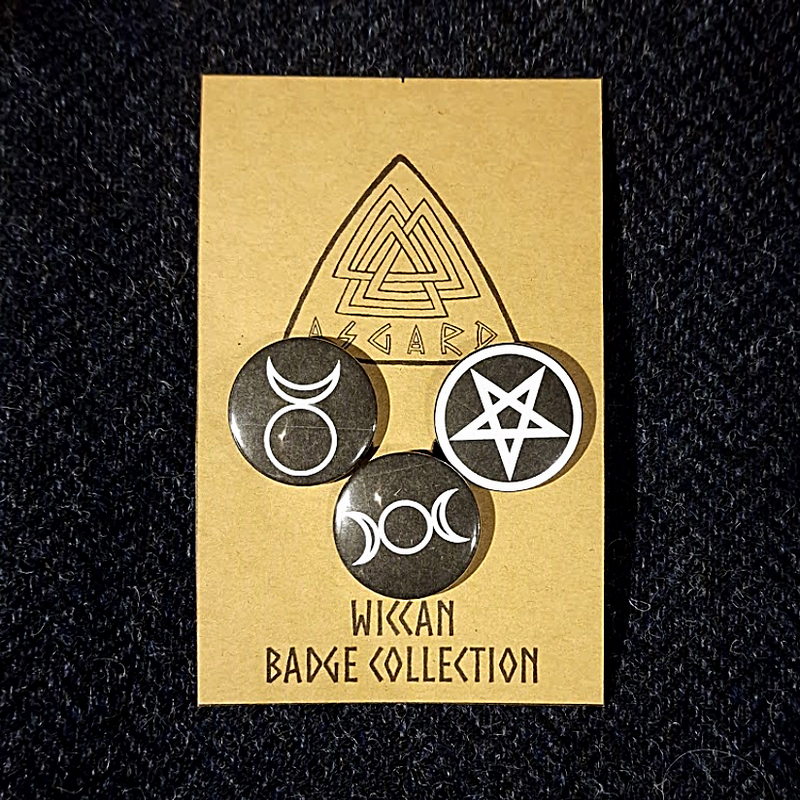 Wiccan Badge Set