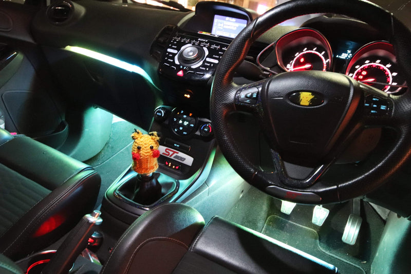 Chaser Edition Bluetooth Glove Box & Footwell Strip Kit – MK7 / MK7.5 Fiesta | 200+ RGB Modes | CEUK