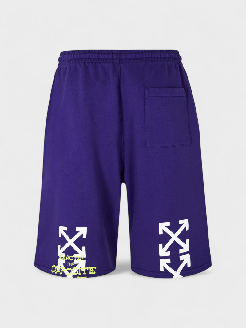 Opposite Arrow Skate Sweatshorts Purple
