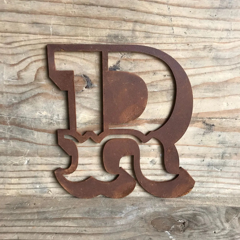 Rusty 5" Carnival Metal Letters A-Z