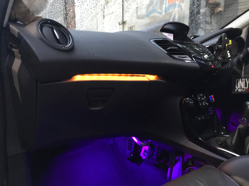 Enhanced Glove Box LED Strip for MK7 / MK7.5 Fiesta | Plug & Play