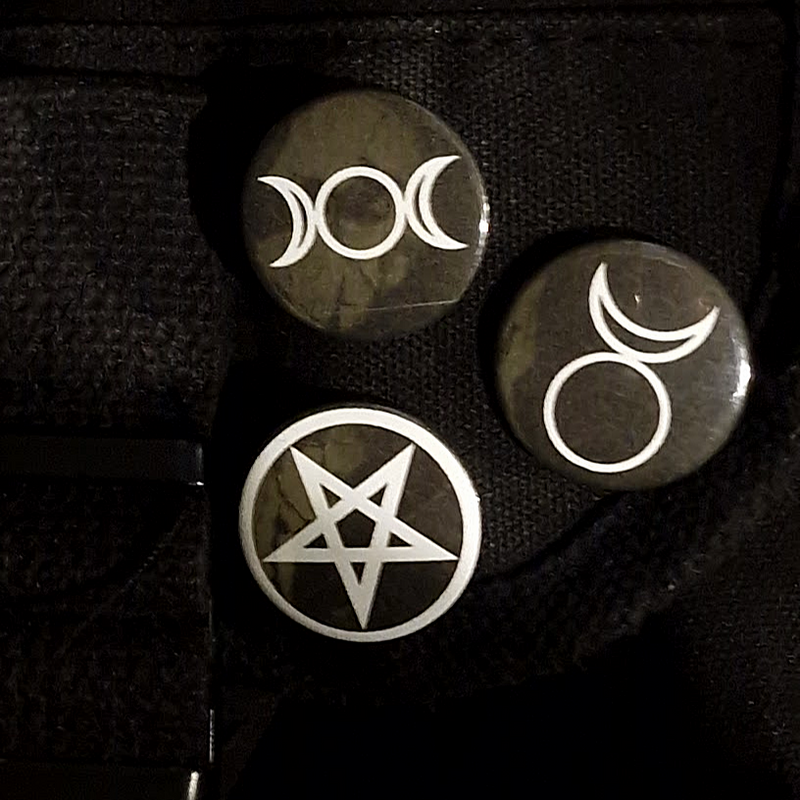 Wiccan Badge Set