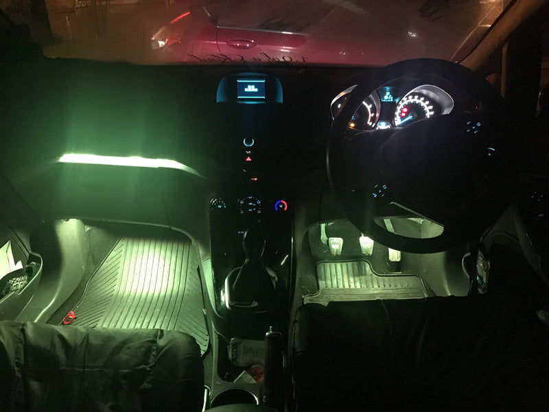 CEUK Enhanced Edition RGB Glove Box & Footwell LED Kit – Bluetooth Controlled (Plug & Play)