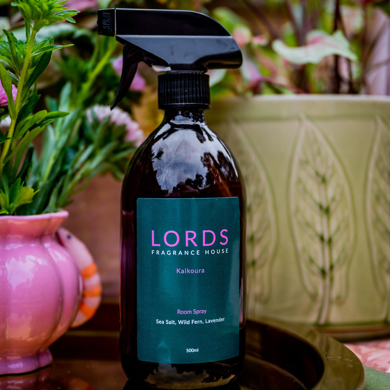 Room & Linen Sprays Amber Glass