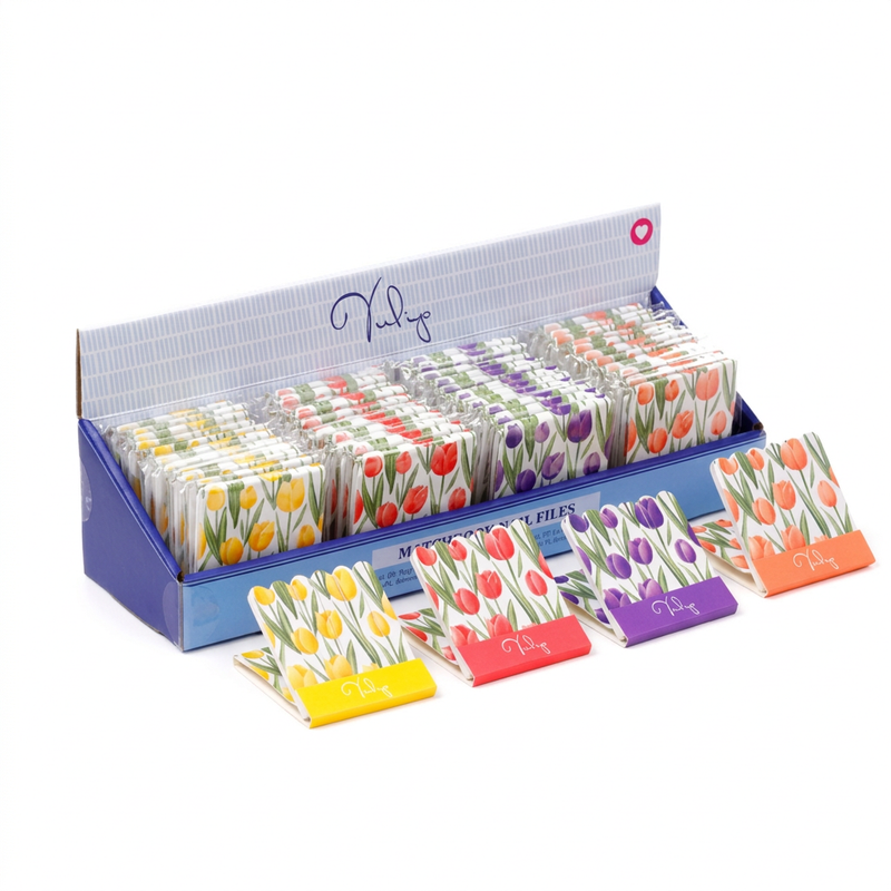 Tulips matchbook nail files