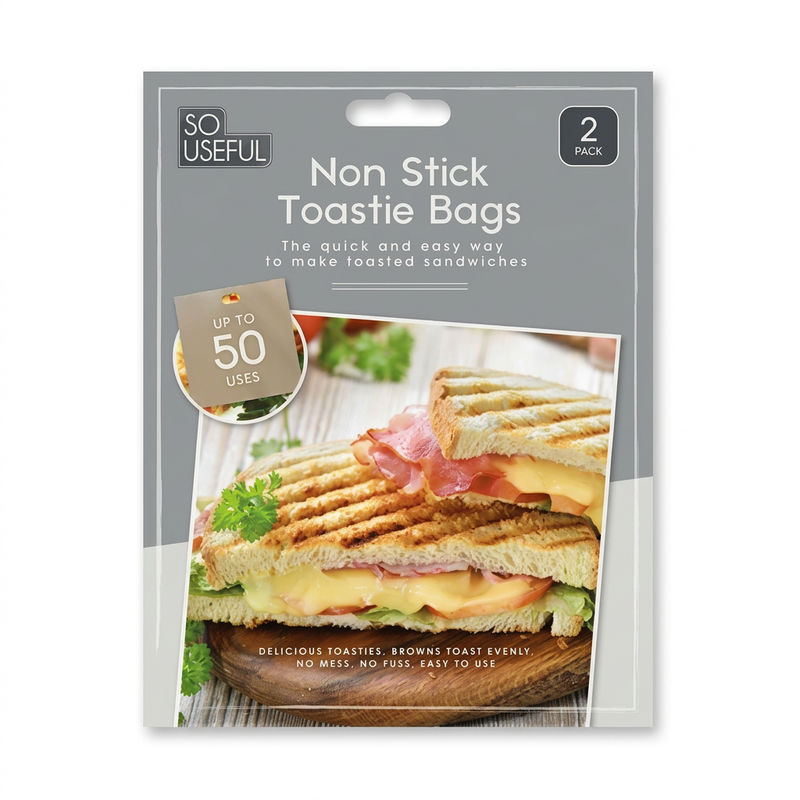 Non-stick toastie bags 2 pack