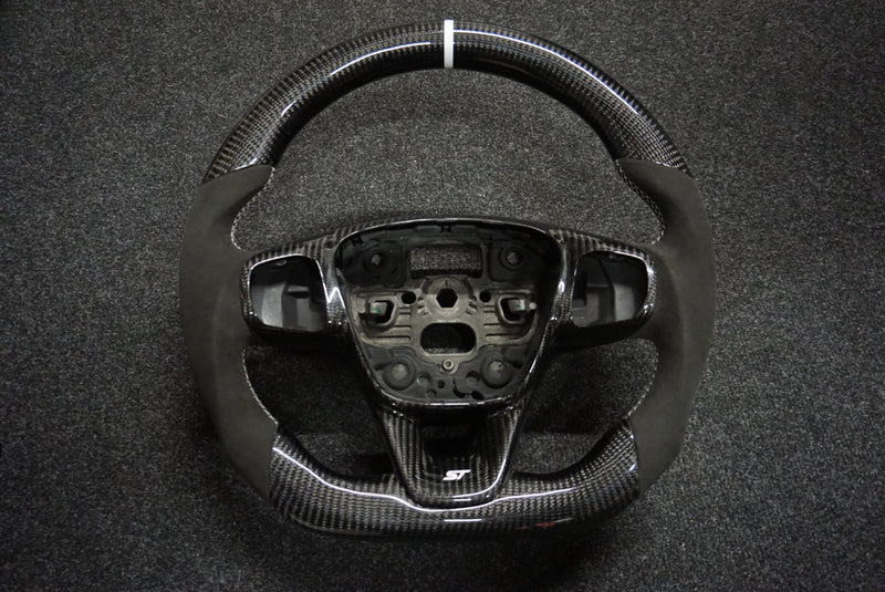 Ford Fiesta MK8 / MK8.5 Carbon Fibre Custom Steering Wheel (MK8 2018 - Present)