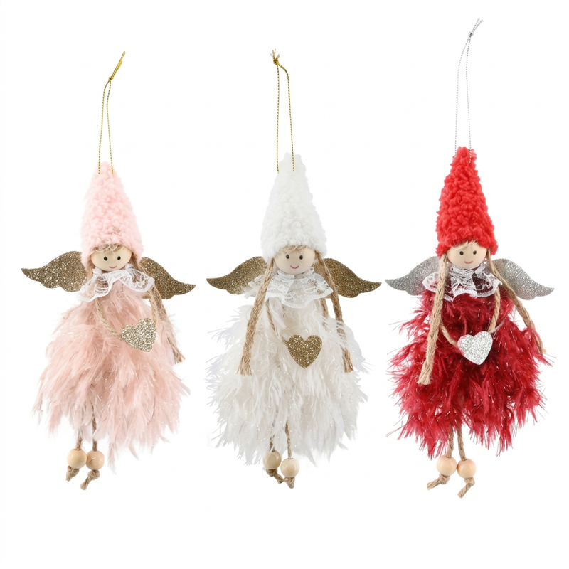 Christmas hanging fairy with bell