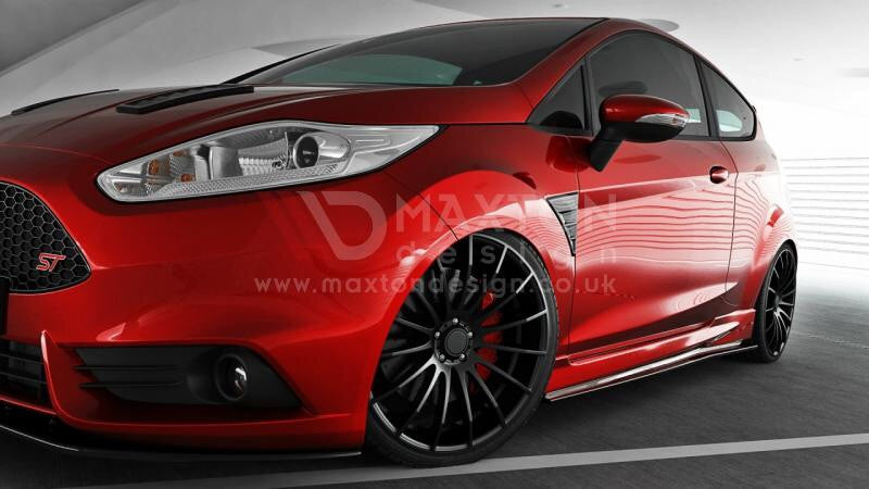 Maxton Design - Fiesta MK7 & 7.5 ST / Zetec S / ST Line side skirt diffusers
