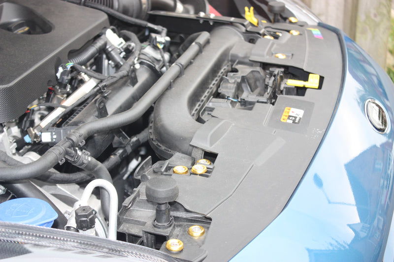 Fiesta MK8 & MK8.5 Engine Bay Dress-Up Kit | Anodized Washers & Stainless Screws | CEUK
