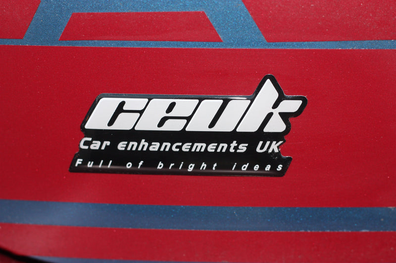 CEUK Official Logo Gel Badge | Resin Emblem Decal | Show Your #Enhanced Style