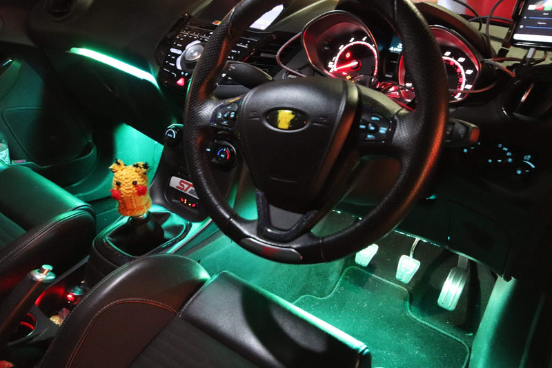 Chaser Edition Bluetooth RGB Footwell Strip Kit – MK4 Focus Interior LED Upgrade