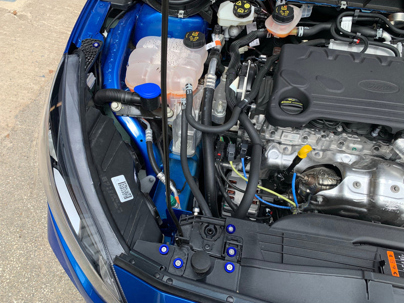 Engine Bay Dress-Up Kit for MK4 Ford Focus | Anodized Washers & Stainless Screws by CEUK