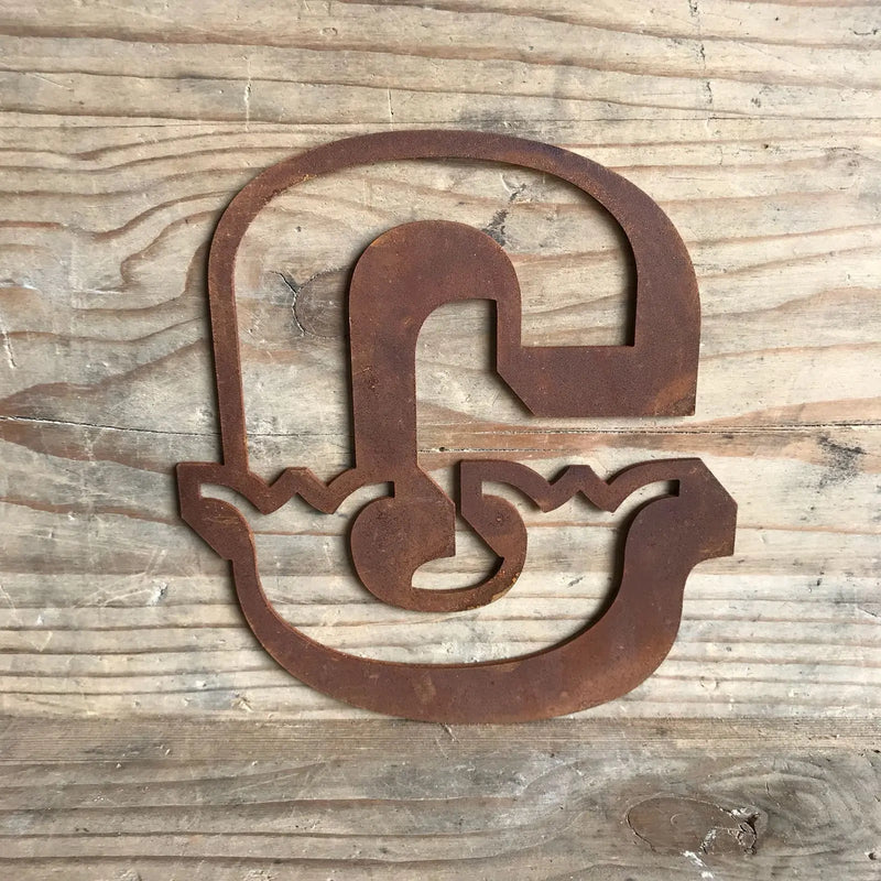 Rusty 5" Carnival Metal Letters A-Z
