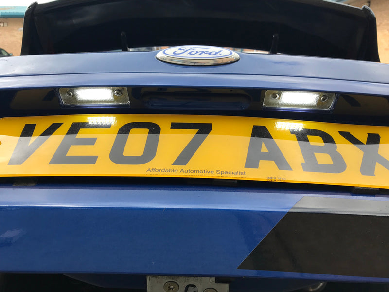 MK6 Fiesta LED Number Plate Light Unit | SMD Sealed Upgrade | CEUK (239 | C5W)