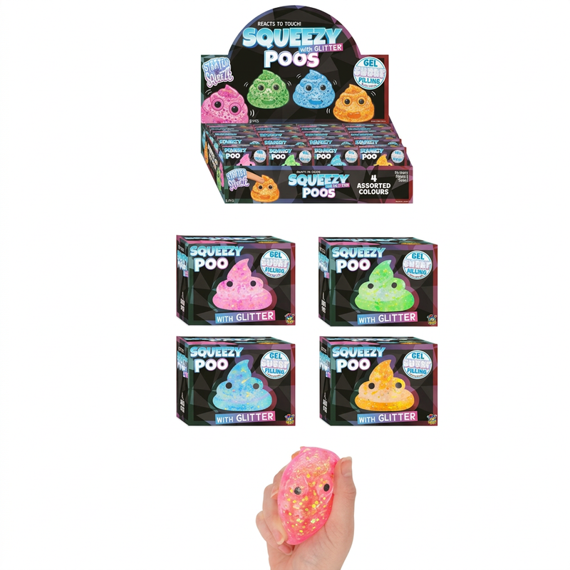Squishy maltose glitter poo