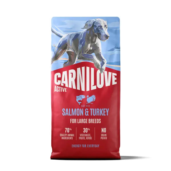 Carnilove Active Salmon & Turkey Junior Large Breed 12kg