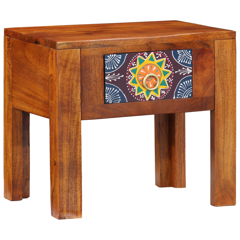 Side Table 40x30x36 cm Solid Wood Acacia