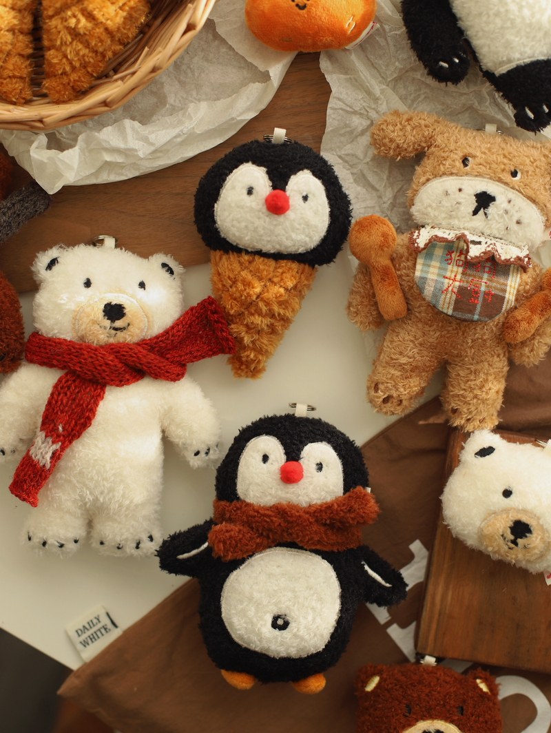 Daily White | Puppy Ice Cream Cone Plush Charm