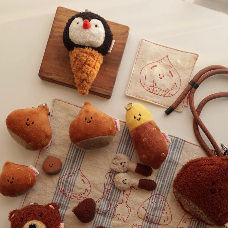 Daily White | Panda Ice Cream Cone Plush Charm