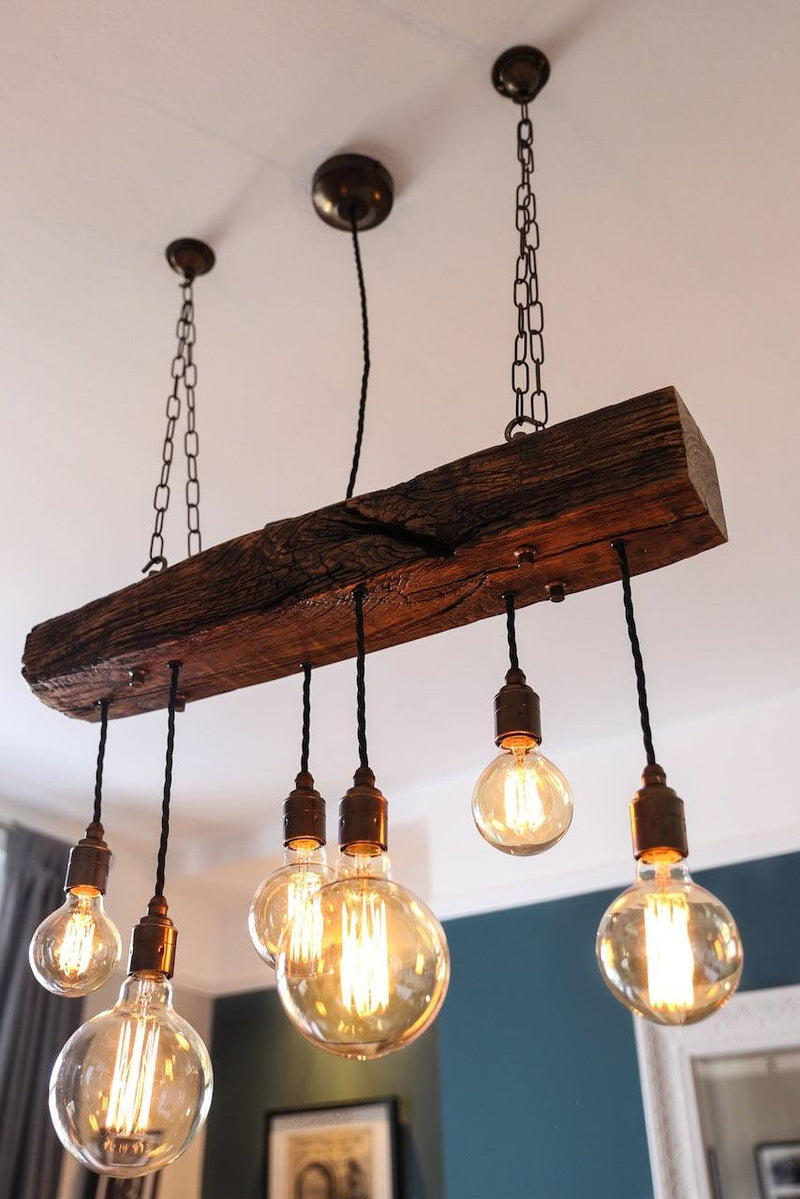 Oak Beam Chandelier Bespoke