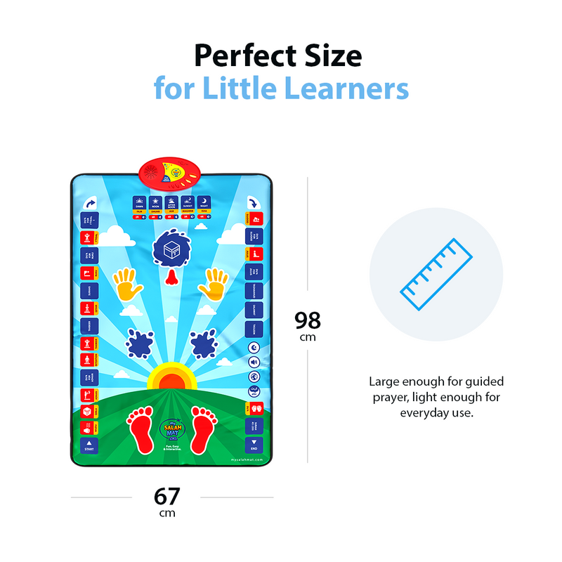 Smart Interactive Kids Prayer Mat | Now with Salah Translation | Ramadan & Eid Gift