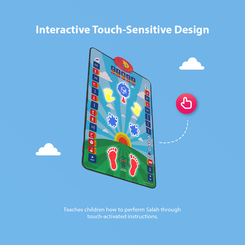 Smart Interactive Kids Prayer Mat | Now with Salah Translation | Ramadan & Eid Gift