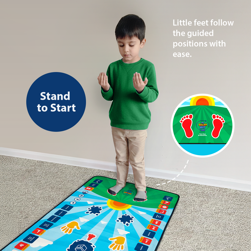 Smart Interactive Kids Prayer Mat | Now with Salah Translation | Ramadan & Eid Gift