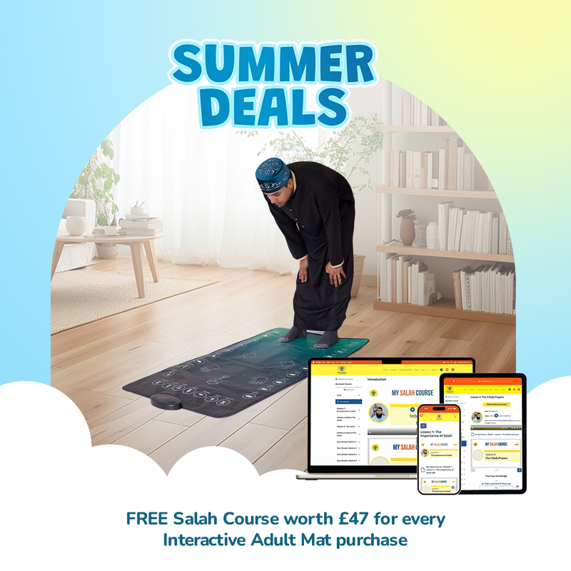 Smart Interactive Adult/Revert Prayer Mat | Rahma Version | 8years+ | Ramadan & Eid Gift