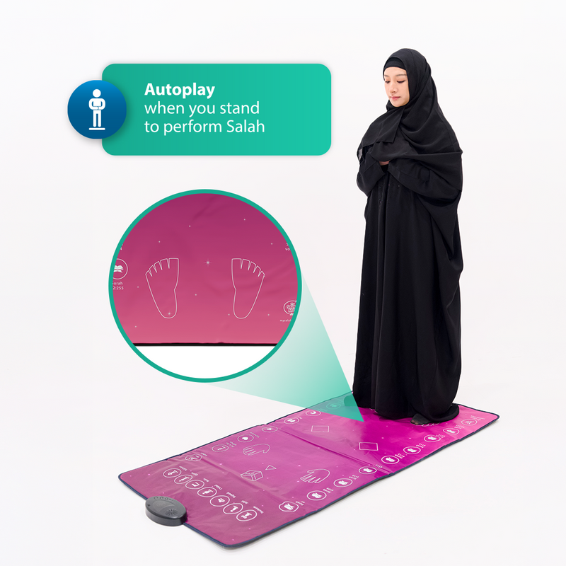 Smart Interactive Adult/Revert Prayer Mat | Rahma Version | 8years+ | Ramadan & Eid Gift