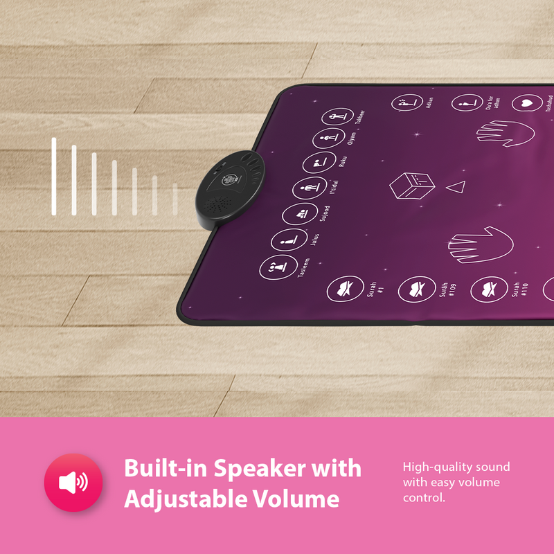 Adults & Reverts Interactive Prayer Mat (Rahma) | Learn Salah Step by Step