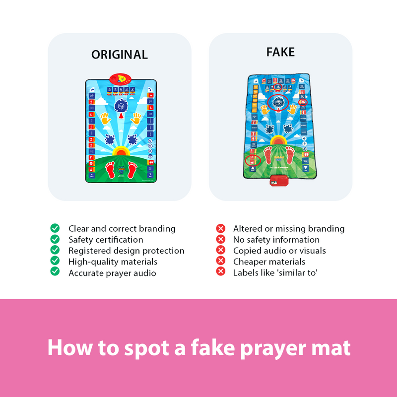 Smart Interactive Adult/Revert Prayer Mat | Rahma Version | 8years+ | Ramadan & Eid Gift