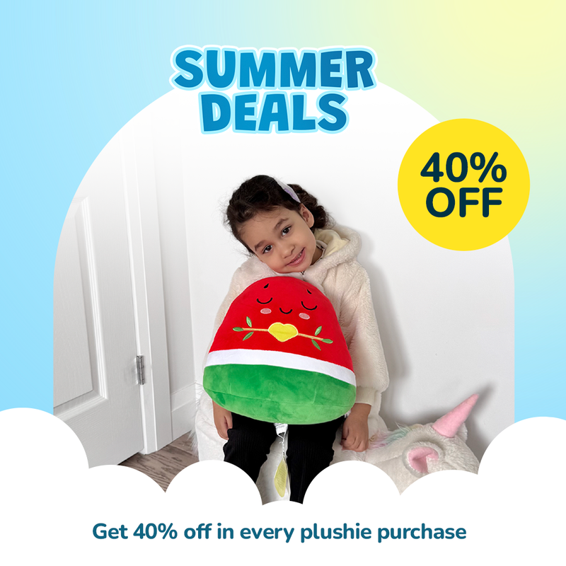 Watermelon Keyring - 8cm Soft Adorable Fruit Plush Muslim Doll | Ramadan & Eid Gift