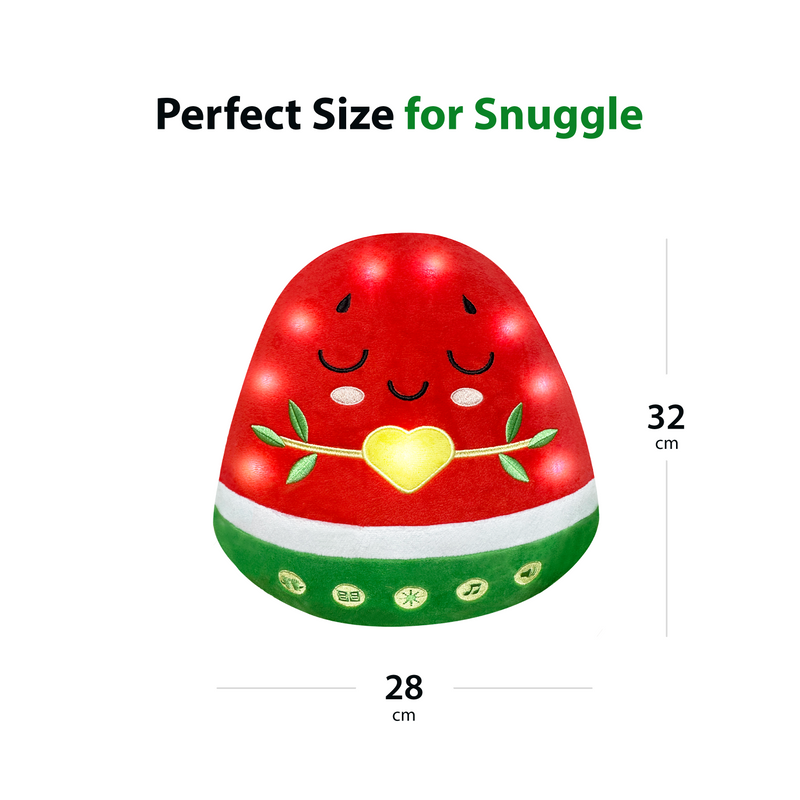Nūr the Watermelon | A NEW Light-Up Interactive Islamic Plushie, Learn Surahs, Duas & More | Ramadan & Eid Gift